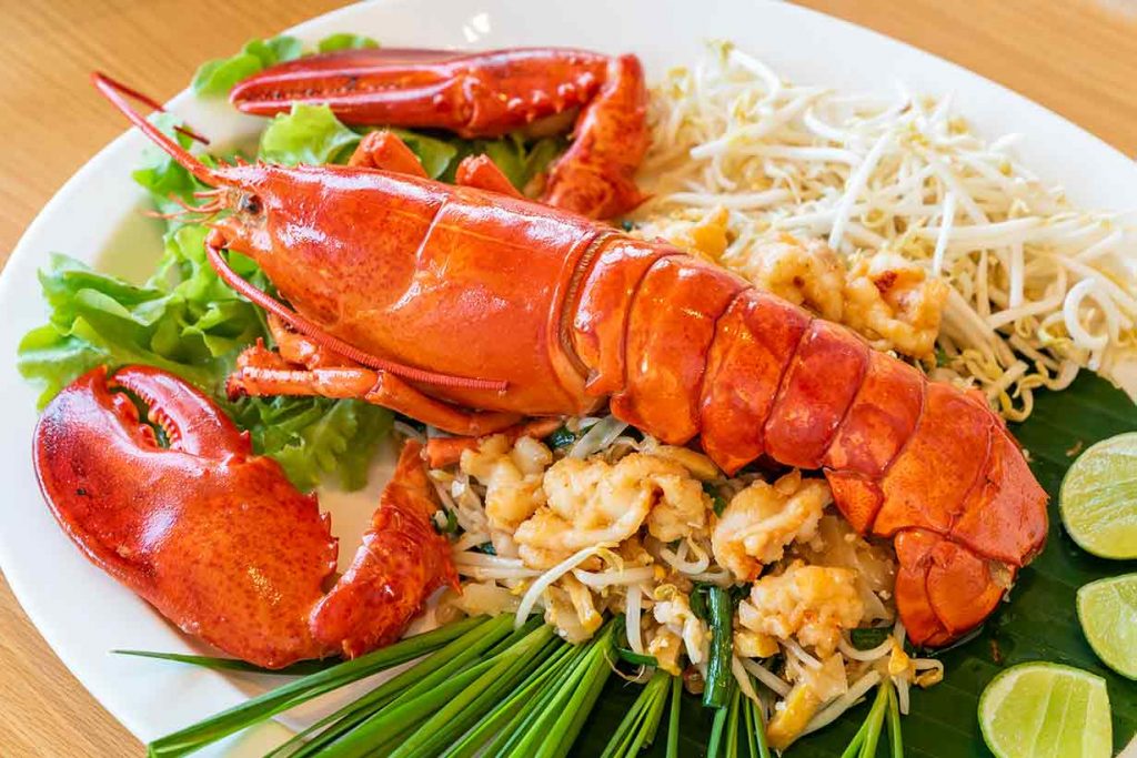 Cooked Lobster On a Plate.