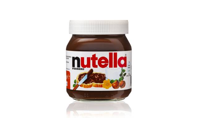 Jar of Nutella Chocolate Spread.