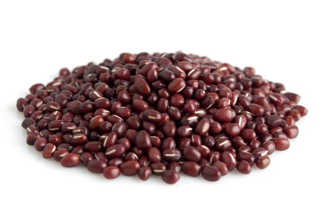 Pile of Red Adzuki Beans.