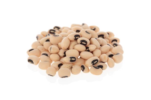 A Pile of Raw Black-Eyed Peas.