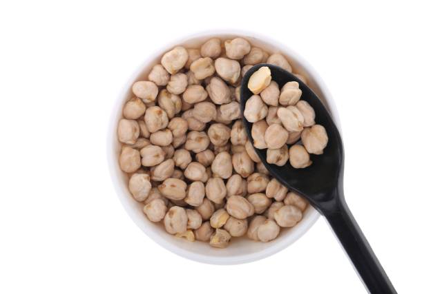 Pile of Chickpeas In a Bowl.