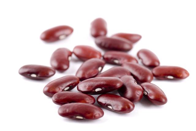 A Pile of Raw Red Kidney Beans.