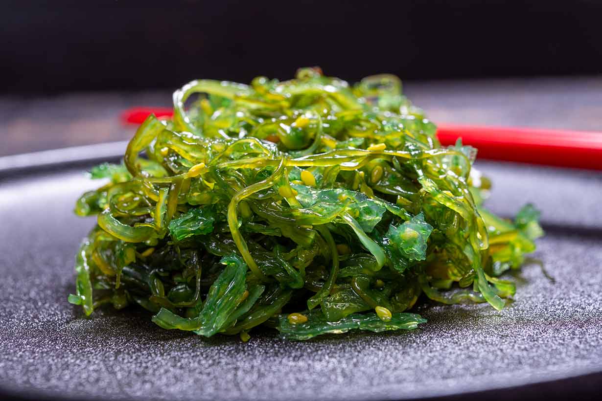 Sea Vegetables: a Type of Seaweed In a Pile.