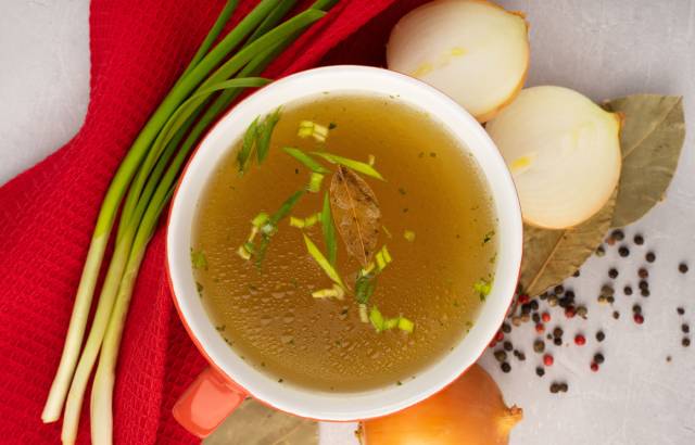 Cup of Bone Broth Soup.