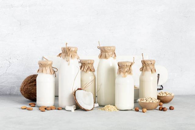 Different Types of Plant-Based Milk.