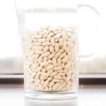 Cannellini Beans In a Clear Glass.