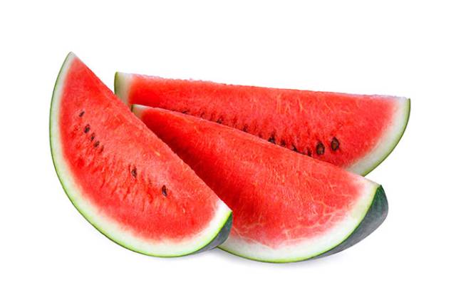 Three Slices of Watermelon.