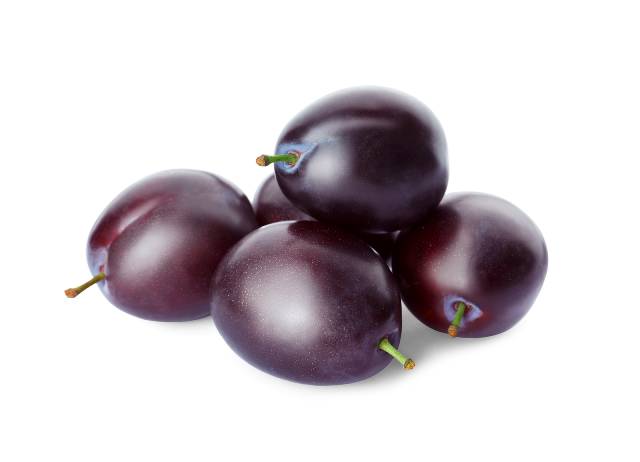 A pile of plums.