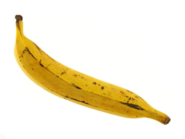 A large ripe plantain.