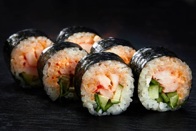 Shrimp Sushi Rolls (Ebi Maki).