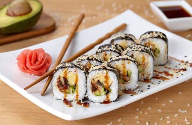 Eel Sushi Rolls (Unagi Maki).
