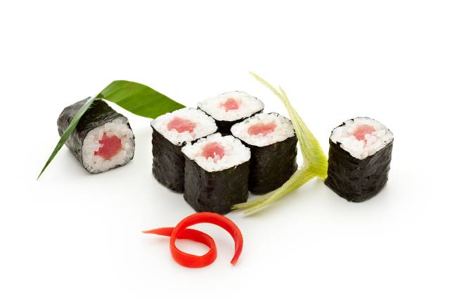 Tuna Sushi Rolls (Tekka Maki).