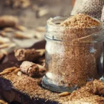Oat Bran: Nutrition, Benefits, and How It Compares To Oatmeal Oat bran in a glass jar.