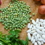 20 Healthy High-Carb Foods For Energy Various whole foods high in carbs: potatoes, beans, green peas.